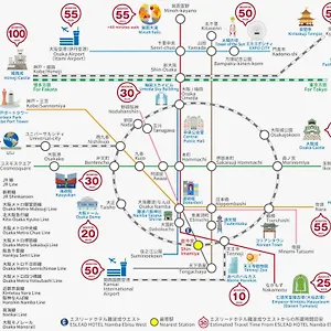 Appartamento Takuto Namba Ebisu West, Osaka